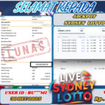 BUKTI WITHDRAW YOWESWD KEMENANGAN JACKPOT DI SYDNEY LOTTO